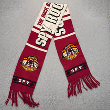 Spy Rockers The Rock Brigade Scarf Adult One Size Tassled Red White Tiger