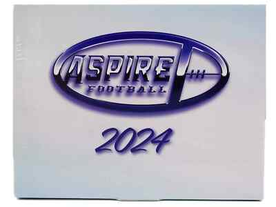 2024 Sage Aspire Football Hobby Box 24 autos per box sealed new