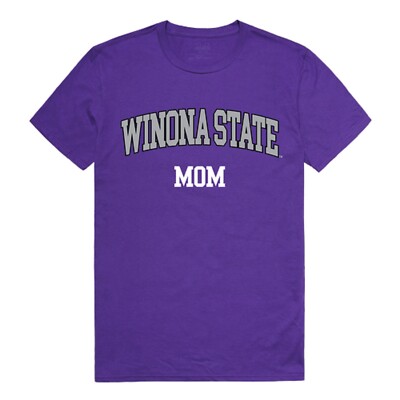 Winona State University Warriors WSU Mom Mother NCAA Cotton Tee T Shirt  