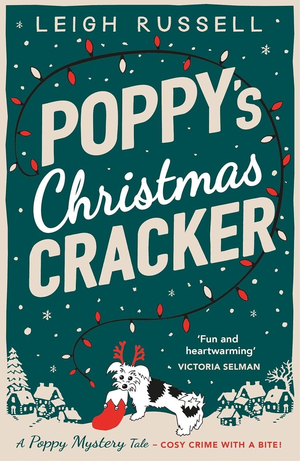 Leigh Russell Poppy's Christmas Cracker Book NEW Cosy Mystery Novel