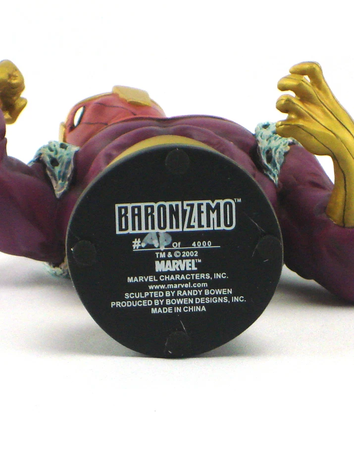 Bowen Designs Baron Zemo Mini Bust Artist Proof AP Marvel Comics Avengers New - Image 3 of 4