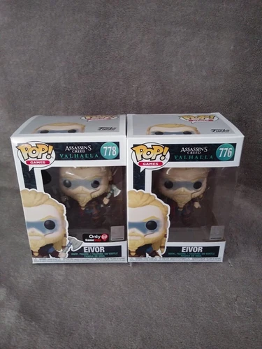 New Assassin's Creed Funko Pop Valhalla Eivor 776 & 778 Set of 2