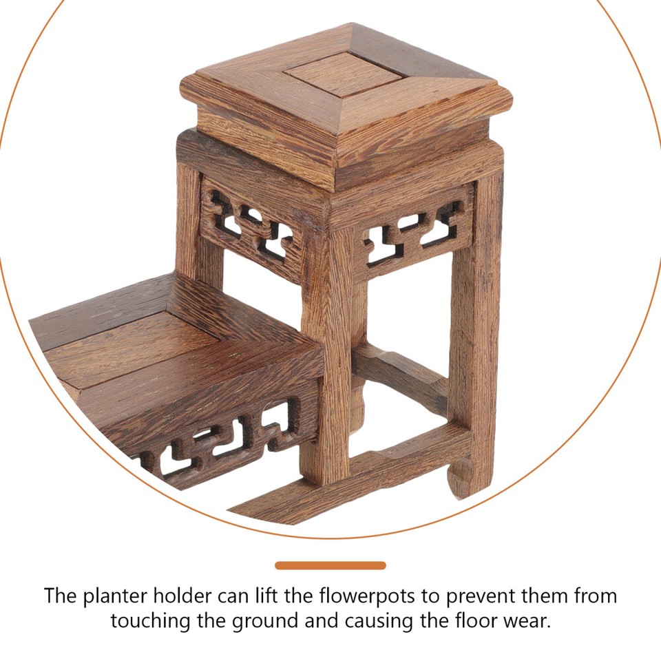 Wooden Oriental Plant Stands Indoor Outdoor Garden Table Bonsai Display