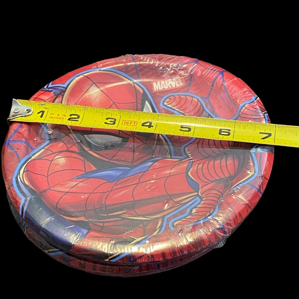 Spider-Man birthday plates 16 count brand new 6.75”  Marvel - Image 2 of 4