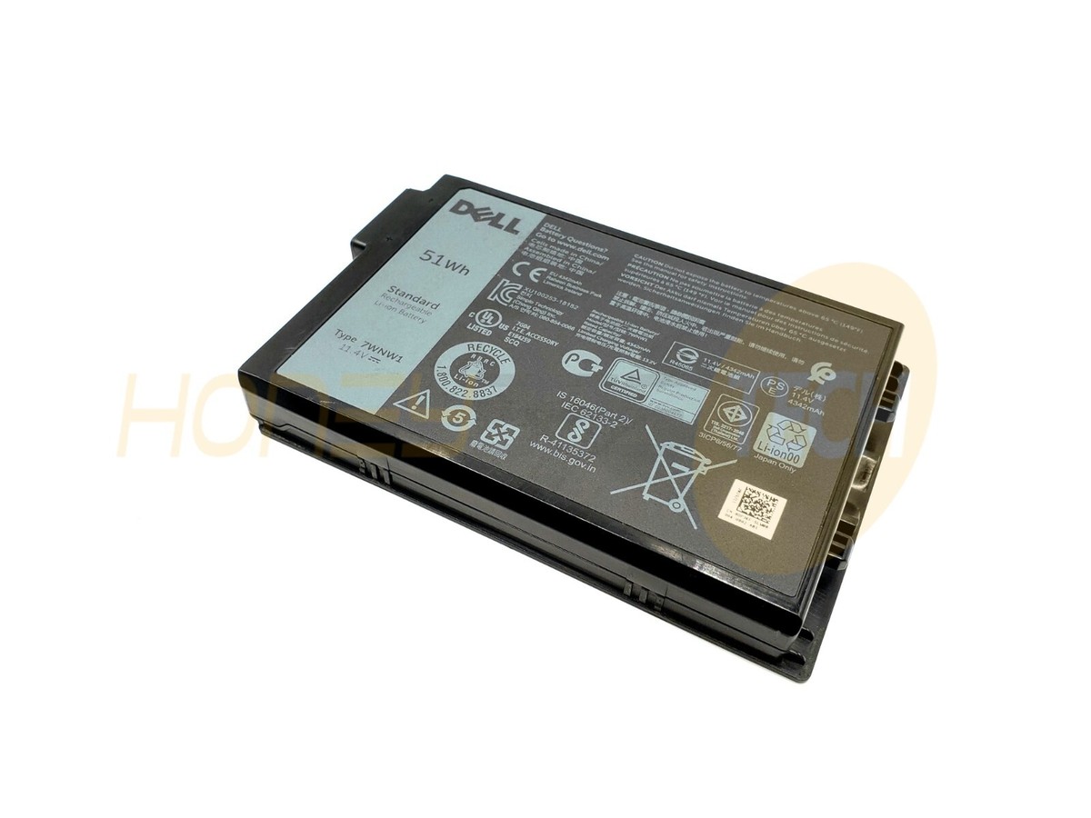 GENUINE DELL LATITUDE 5424 RUGGED 3CELL 51WHR BATTERY 7WNW1 DP3KF