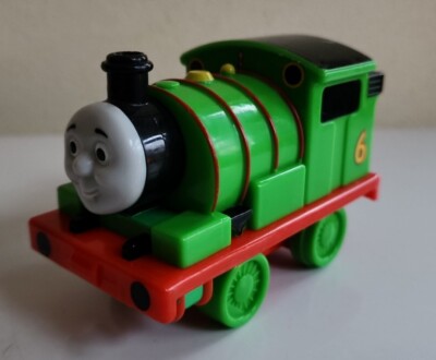2009 Mattel Gullane Thomas & Friends PERCY TRAIN #6 Pull Back Motion Racer