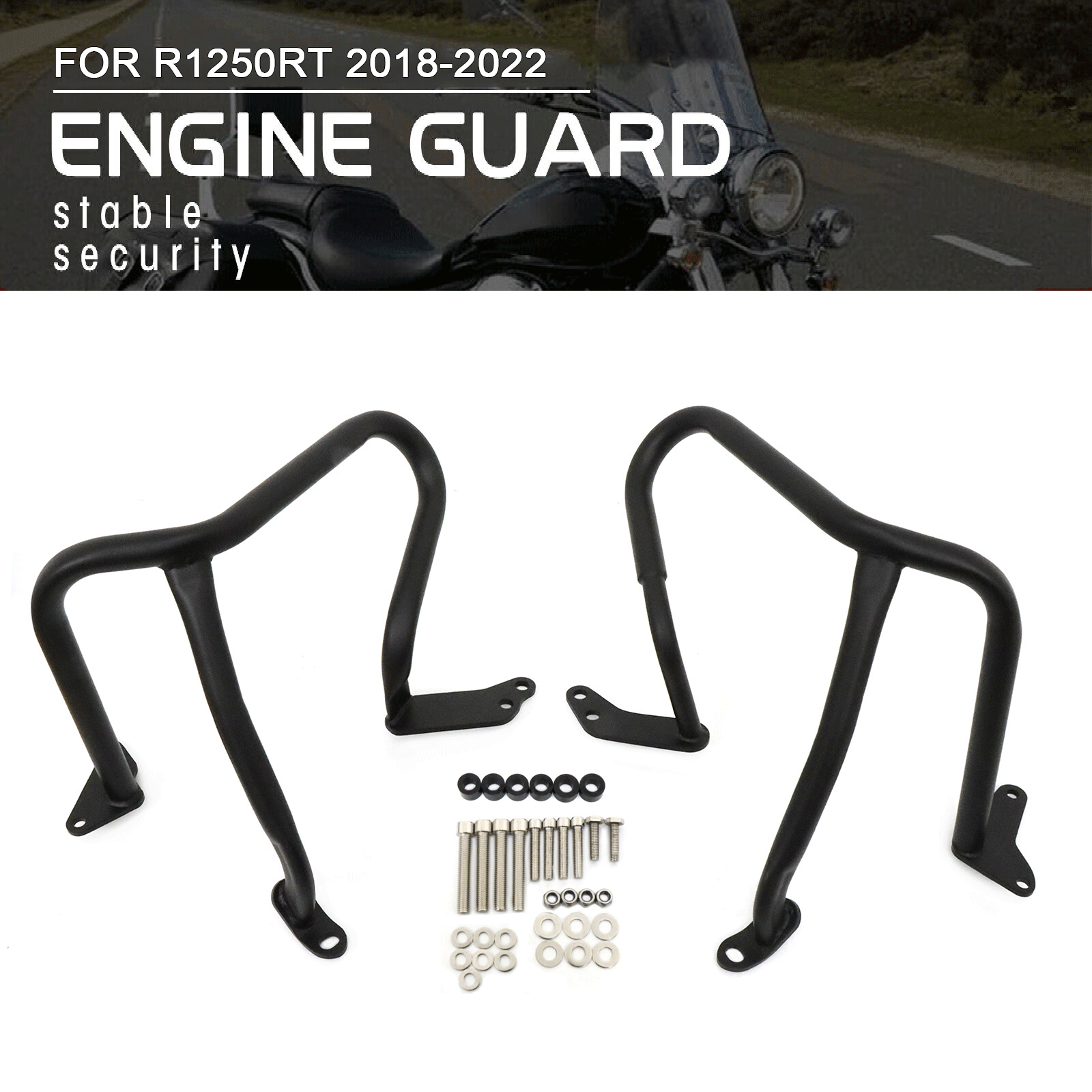 For BMW R1250RT 20182022 Front Engine Guards Bumper Crash Bars