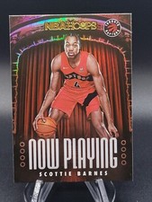 2021-22 Hoops NBA SCOTTIE BARNES RC Rookie Now Playing HOLO PARALLEL #4 RAPTORS
