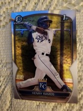 2023 Bowman Chrome Henry Ramos 1st Card #bcp-96. Kansas City Royals.