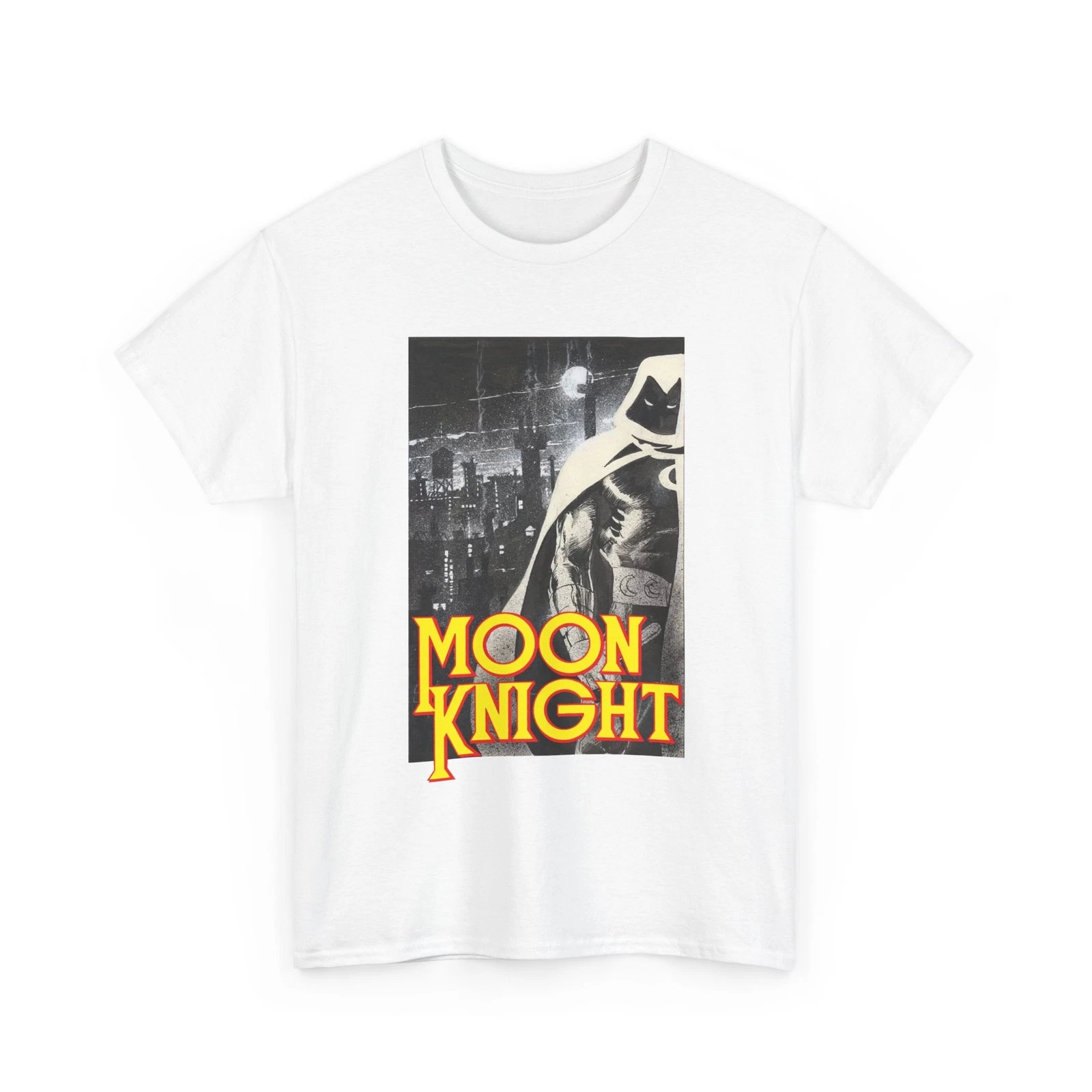 Moon Knight T-Shirt - Bill Sienkiewicz Art - Marvel Comics 1980s