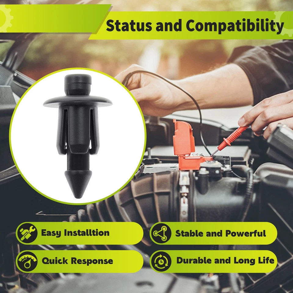 6 mm para Suzuki Bandit Hayabusa tipo empuje remaches sujetador pin clips 100x  Foto 3 de 4