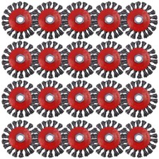 20 Pack 4 Inch Wire Wheels For Angle Grinder Wire Brush For 4 1/2 Angle Grinder