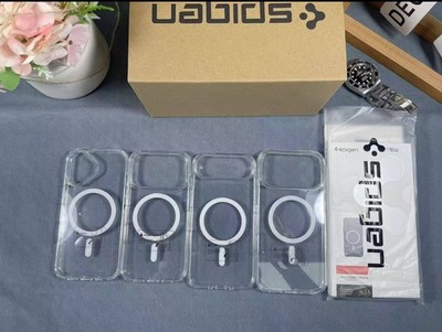 Hülle für iPhone17 Air 16 15 14 13 Pro Max Spigen Hybrid Mag Transparent Cover