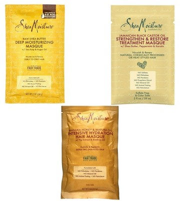 Shea Moisture Hair Treatment Masques LOT OF 3