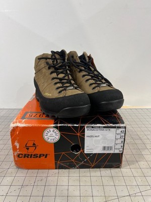 Crispi Men's Monaco GTX Mid Hiking Boots - Hazelnut Sz. 9 New