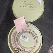 Milan Croc Leather Dog Leash 4ft Lilac Padded Luxury Lead Small-Lrg Dogs