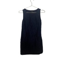 Banana Republic Factory Boatneck Shift Dress Navy 4 Petite