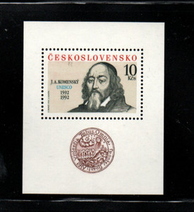 CZECHOSLOVAKIA SCOTT 2852 MNH SOV SHEET