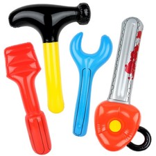 Norcoin 4 Pack Inflatable Tool 72 cm 28.3 inches , Red, Yellow, Blue, Black
