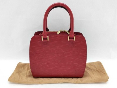 LOUIS VUITTON Epi LOUIS VUITTON Epi Pont Neuf PM Red Red Purse Handbag MI0988 AB