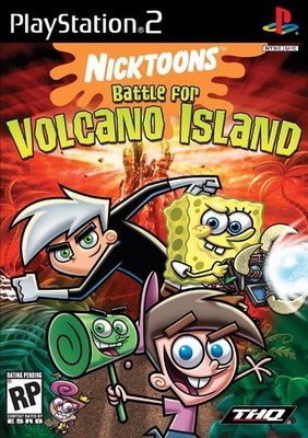 Nicktoons: Battle for Volcano Island - Playstation 2 Game Only
