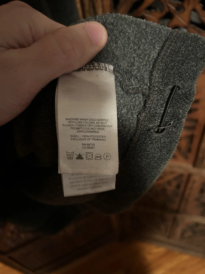 Columbia Sportswear Mens Gray Long Sleeve Pullover Full Zip Size Large Fleece - Image 3 of 4