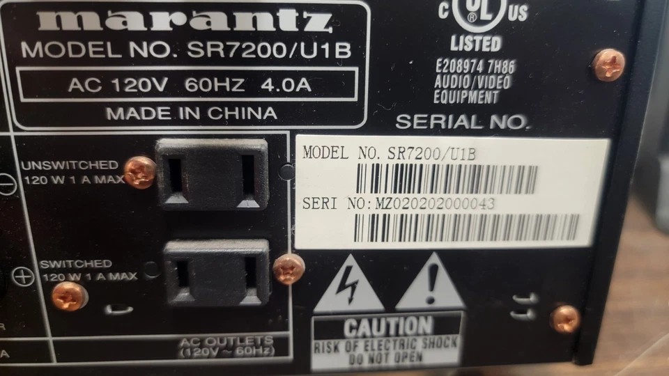 Marantz SR7200 AV Surround Receiver - Image 4 of 4