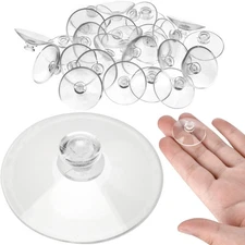 30 Pack Small Suction Cups 30mm/1.2in Anti-Collision Sucker Pad Without Hooks