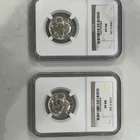 NGC MS 66 1968 and 1970 D Washington Quarter Dollar