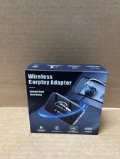 Wireless CarPlay Auto Adapter - Plug Play, Dual-Band WiFi, 4K Video Support