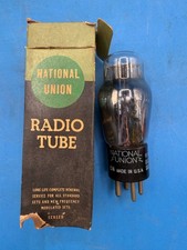 National Union Vintage Vacuum Radio Tube w/ Original Box Made in USA RE