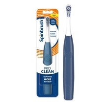 Spinbrush Pro Clean Battery Powered Electric Toothbrush Soft Blue New Sealed