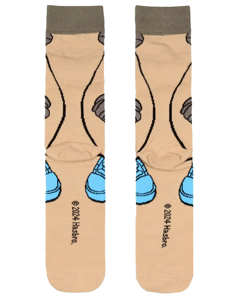 Toy Story Mr Potato Head Men's 3D Eyes Character Knit Crew Sock Shoe Size 6-12 - Image 3 of 3