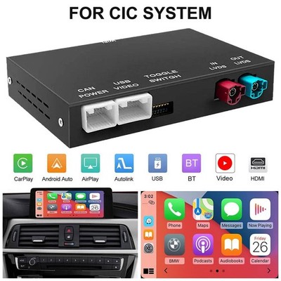CarPlay Android Auto Module Box For BMW CIC 5er E60 2008-2010 F10 F11 2010-2012