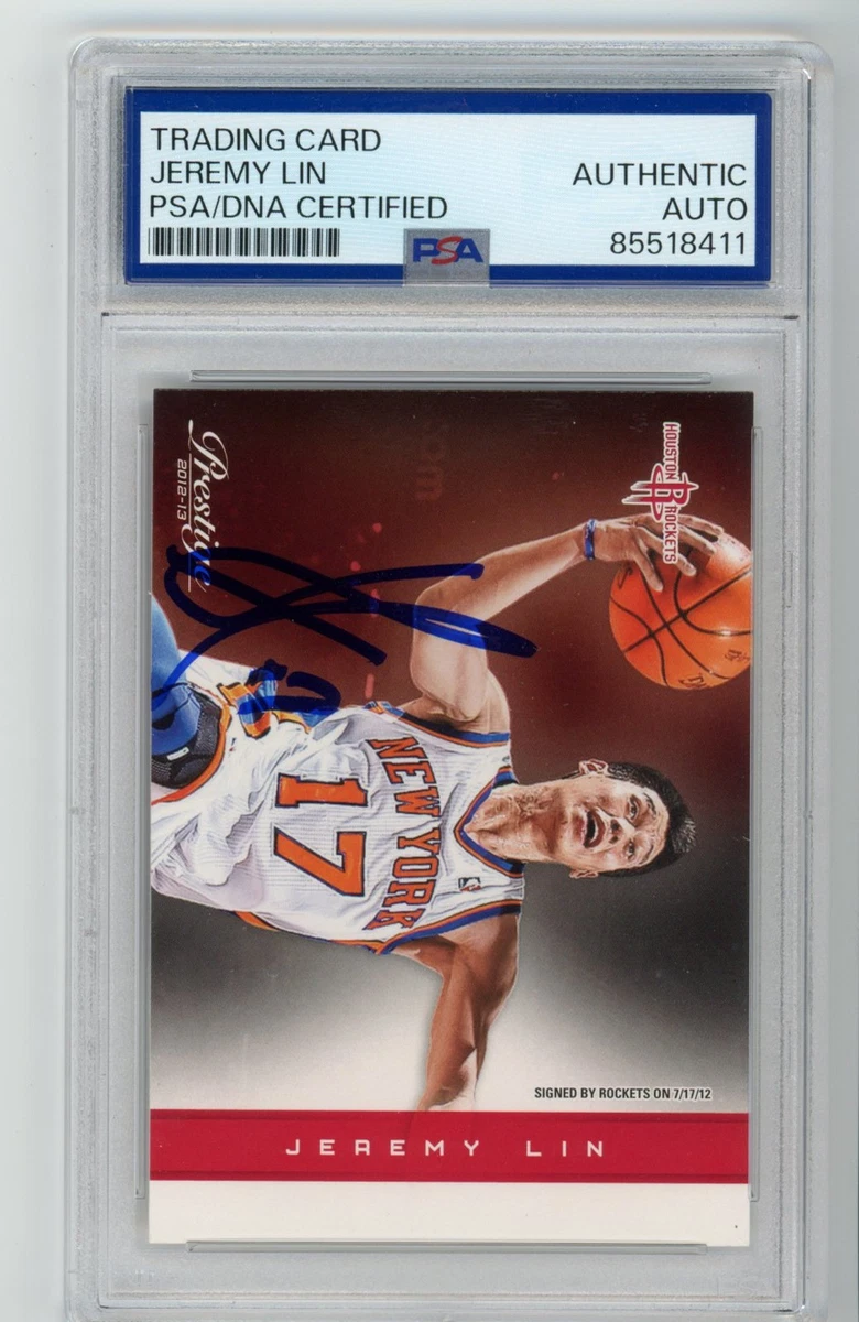 直筆サイン入り写真 ジェレミー・リン ニューヨーク・ニックス SA鑑定済 Jeremy Lin Professional Sports Authenticator (PSA) Basketball