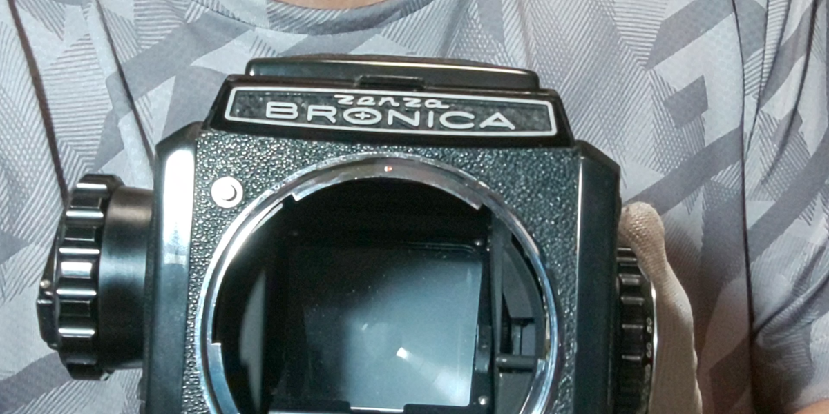 ✨良品✨ ZENZA BRONICA S2 Nikon 75mm F2.8 Rare Black【 NEAR MINT- 】Zenza Bronica S2 Late Camera & Nikkor P