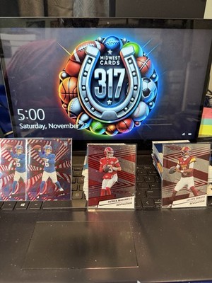 2025 Panini Revolution Red Cosmo Variation Football Cards Complete Your Set