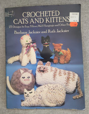 VTG Crocheted Cats And Kittens 23 Designs By Barbara  Ruth Jacksier Book Dover