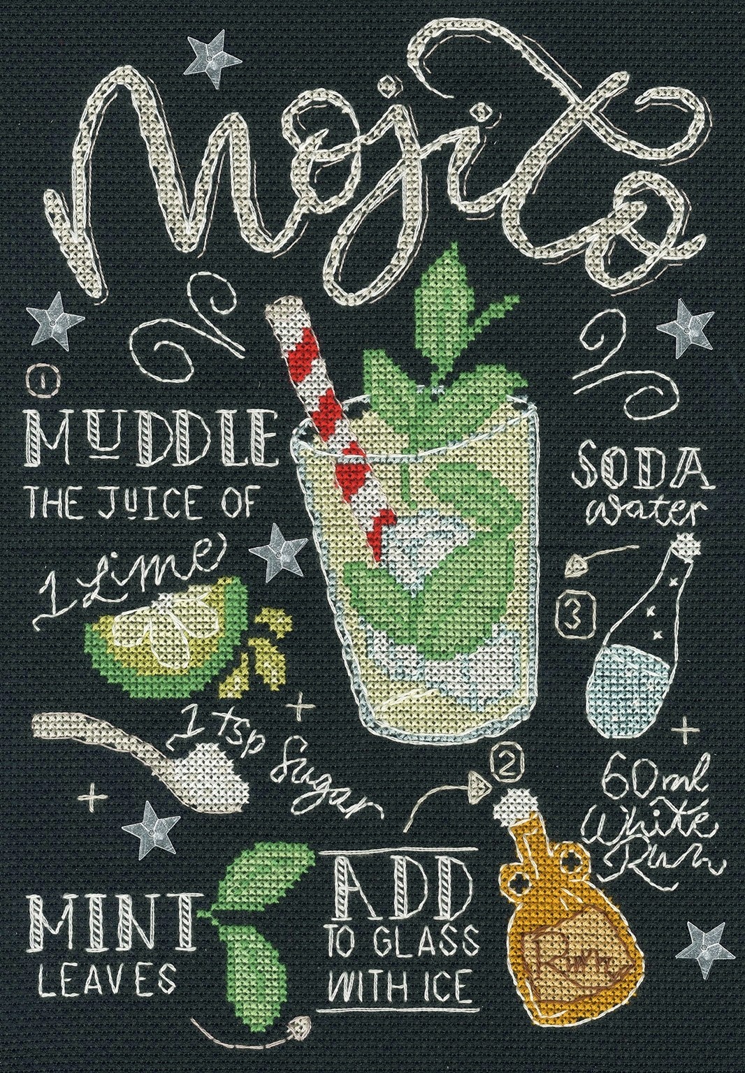 Mojito Cross Stitch Kit By Bothy Threads