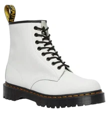 Dr. Martens 1460 Bex (Women's 8) Smooth Leather Lace Up Boots White
