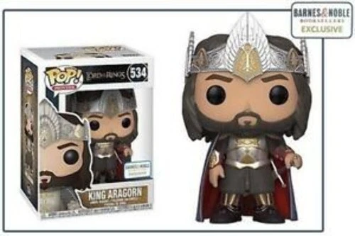 Funko POP! Movies: The Lord of The Rings - King Aragorn (B&N)(Damaged Box*) #534