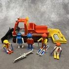Playmobil Snowplow & Skiers
