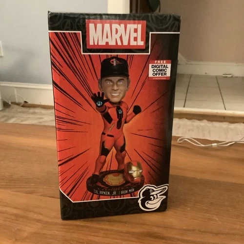 Marvel Cal Ripken Jr. Iron Man Orioles Bobblehead Baseball 2025