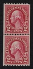 CKStamps: US Stamps Collection Scott#606 2c Mint 1NH 1LH OG Line Pair