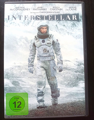 Interstellar DVD, UT, Matthew McConaughey, Anne Hathaway, FSK 12
