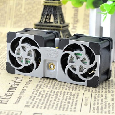 For   W40S12BS4A5-07 12V 0.73 40*40*28mm 1U Server Motherboard Dual Fans #vn