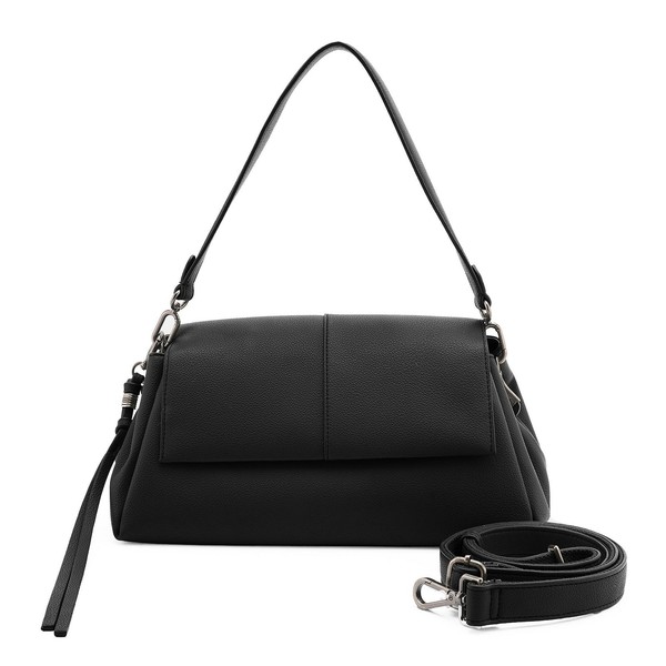 Fredsbruder My Bestie Schultertasche Leder 34Cm #FSB-227-3871 (Black)-image
