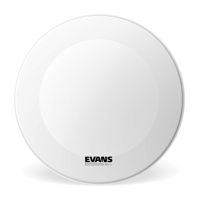 Evans Heads Bd24rgcw-np 24-Inch Eq3 Resonant Coated Bass Drum Heads - 