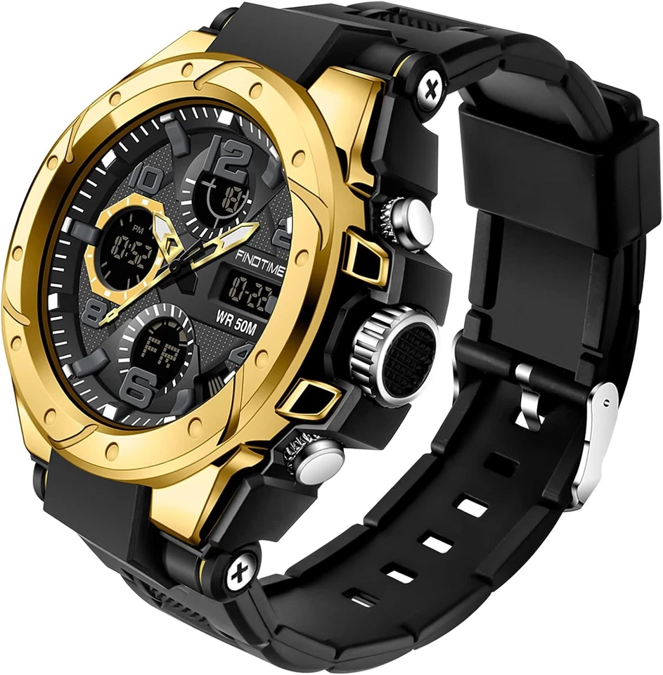 Montre Militaire Tactique Sport Homme Chronomètre Grand Cadran Étanche Casio - Photo 4/4