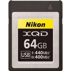 Nikon XQD 64GB Memory Card, 440MB/s Read Speed And 400MB/s Write Speed
